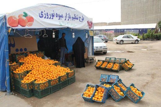 ذخیره‌سازی ۴۵۰ تُن میوه شب عید در هرمزگان