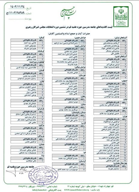 انتشار لیست‌ها و گمانه‌زنی برای سرلیست‌ها